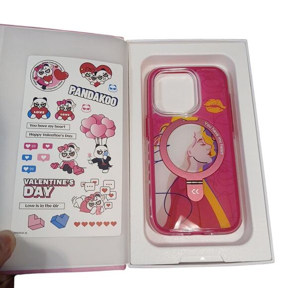 CASEKOO Limited Edition Valentine’s Day Phone Case iPhone 15 Pro Max Stickers - Picture 2 of 5